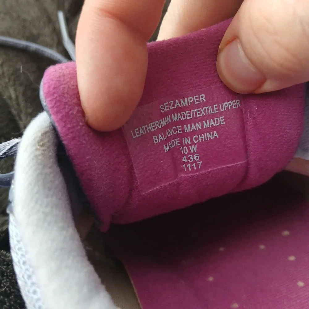 Easy Spirit Sezamper Walking Sneakers 10W Blue Pink Mesh Leather Athletic Shoes